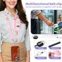 Crossbody Lanyard Teacher (Pink)