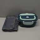 Monteka Electric Lunch Box Food Heater - Leakproof Portable Food Warmer heated lunch box for adults for Car/Home/Truck with 1.5L Removable Stainless Steel Container, Gifts for Men, 12V/24V/110V