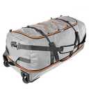 Bagenerous 110L/ 140L Expandable Soft-Sided Foldable Duffle Bag with 2 Rubber Wheels, Packable 32” Rolling Carry-On with Multi-Pockets & Compartments, Grey