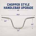 Flying Horse Mini Ape Hanger Bicycle Handlebar – Chopper Handle Bar Upgrade