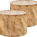 Lamp Shades Set of 2 Camel colored leather texture Lamp shades for Table Lamps, Floor Lamps, Diy Pendant Light HD Printing Replacement LampShades House Decor (Multi1)