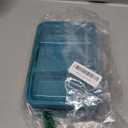 GoodCook Meal Prep Rectangle Two Compartment 20-Piece, Teal, Made without BPA