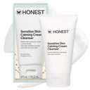 Honest Beauty Sensitive Skin Calming Cream Cleanser | Gently Cleanses, Hydrates, + Calms Skin | Hypoallergenic, Fragrance Free, Vegan | 4 fl oz