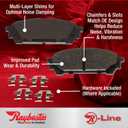 Raybestos R-Line Automotive Replacement Front Ceramic Brake Pad Set for Select Honda, Acura (MGD537CH)