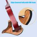 Wooden Guitar Stand, Detachable Non-Slip Wood Guitar Stand Holder Floor for Acoustic Electric Classical Bass Guitars
