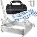 Young Marine Boat Slide Folding Anchor Kit, Hot Dipped Galvanized Sliding Anchor with Nylon Anchor Rope,Shackle,Storage Bag for 24ft to 40ft Offshore Sport Boats, Pontoon Boats (For boat up to 32ft - 19 lbs)