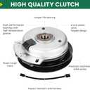 Aeagle 104-3624 PTO Clutch for Exmark 109-7035 116-5059 Wright 71410014 Craftsman 2721110, for Exmark Lazer Z CT Toro Z400 74401 74405 74501 74601 TimeCutter ZX 17-44ZX 18-52ZX