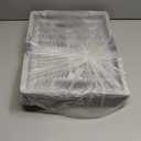 Collapsible Storage Crate with Handles, Milk Crates33L Foldable Plastic Shopping Basket, Organizer Container for Car Home Pinic (Light Gray, Large)