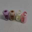 KingKam 4 Pack Silicone Sleeves for Dr. Brown's Glass Baby Bottles, Anti Breakage Baby Bottle Sleeves Holder, Compatible with Dr. Brown's Newborn Narrow Glass Baby Bottles 4oz