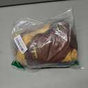 MIDOG Soft Inflatable Dog Cone, Donut E-Collar Alternative for After Surgery, Prevents Licking, Allowing Normal Eating & Vision, Comfortable Recovery Collar for  Dogs & Cats,Brown-Large