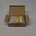 FOCUSLINE 75 Pack Gold Plastic Silverware Disposable Cutlery Set - 25 Forks Knives Spoons - Disposable Flatware Heavy Duty Plastic Utensils Set for Catering, Parties, Dinners, Weddings