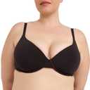Organic Basics Women's Core Full Coverage Underwire Bra (40D, Black)