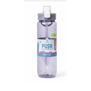 Manna™ Push™ Water Bottle - Purple