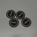 4PCS Car Cup Holder Coasters, Carbon Fiber Non-Slip Vehicle Insert Bottle Pad, Automotive Interior Embedded Cup Drink Mat Accessories, Universal for SUV, Sedan, Truck (Sports)