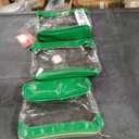 3 x clear transparent travel cosmetic pouch featuring