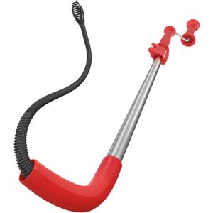 59787 Model K-3 Toilet Auger Clog Remover Toilet Snake for Unclogging with 3-Foot Snake and Bulb Head, Toilet Auger Snake for Unclogging Toilets for Home, Office, School, and More