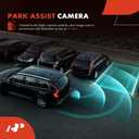 A-Premium Park Assist Camera Rear View Backup Reverse Camera Compatible with Select Toyota Models - 2015 2016 2017 2018 Prius V - Replace# 86790-47060
