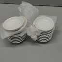 Hiceeden 20 Pack 2.9 Inch Soy Sauce Dish, Ceramic Pinch Bowl 1 Oz, Mini Porcelain Dipping Bowl Plate for Side Dishes, Condiment, Sushi, Ketchup, Appetizer