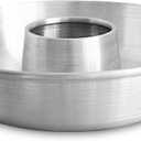 Aluminum Ring Cake Pan (11.2 in) - Fluted Tube Pan for Baking Pound Cake - Flan Mold - Molde para Chocoflan and Pasteles