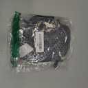 MakeMeChic Women's Glitter Sequin Fishnet Halter Tops Y2K Criss Cross Tie Back Crop Party Club Festival Rave Top Black X-Small