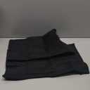 Kevin Textile Pack of 2 Decorative Outdoor Waterproof Throw Pillow Covers Checkered Lumbar Pillowcases Classic Cushion Cases for Patio Couch Bench 12 x 20 Inch Black