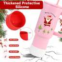 2025 Advent Calendar 24-Day Christmas Countdown Calendars, Including Water Bottle Handle, Silicone Boots, 10 mm Straw Cover Topper Cap, Suitable for Girls Adults as Christmas New Year Surprise Gift