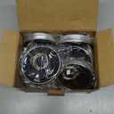 Solar Mason Jar Lid String Lights, 8 Pack 20 Led String Fairy Star Firefly Jar Lids Lights with 8 Hangers Included, for Patio Garden Wedding Lantern (Multi-Colored)