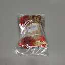 2 x Gyufise 24Pcs Valentine's Day Oh Baby Cupcake Toppers Glitter Baby Feet Sweet Love Heart Valentine's Day Cake Decorations for Love Valentine's Day Theme Baby Shower Birthday Party Supplies Red