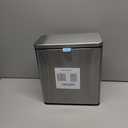 Stainless Steel Hanging Trash Can with Lid and Inner Bucket, 2 Gallon Kitchen Compost Bin for Counter Top, Under Sink or Wall Mount, Small Garbage Can for Cupboard/Bathroom/Bedroom/RV