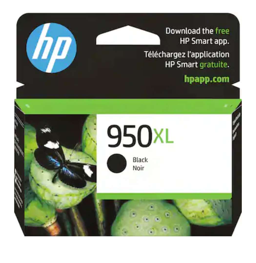 HP - 950XL High-Yield Ink Cartridge - Black