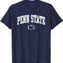 Penn State Nittany Lions Arch Over Navy Officially Licensed T-Shirt, Size XL
