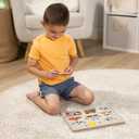 Melissa & Doug Vehicles Sound Puzzle - Wooden Peg Puzzle With Light-Activated Sound Effects (8 pcs) Puzzles for Toddlers, Wooden Puzzles For Kids Ages 2+