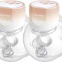 Momcozy S12 Pro Hands-Free Breast Pump  3 Modes, 9 Levels, 24mm, 2-Pack  Pink