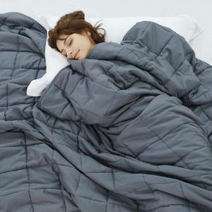 Weighted Idea Weighted Blanket for Adults (20lbs,Dark Grey,48"x72") Twin Size Breathable Heavy Blanket with Premium Glass Beads All-Season Soft Thick Blanket (48''x72'' | 20 lbs, Dark Grey)