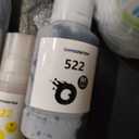 T522 522 Ink Refill Bottles for Ecotank ET-2760 ET-4760 ET-2750 ET-2720 ET-3760 ET-2850 ET-15000 ET-2800 ET-4700 ST-4000 ST-2000 ET-3710 ET4810 ET-3850 ET-3750 ET-2803 Printer (2BK C M Y)