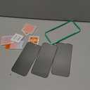 IMBZBK [Auto-Dust Removal] Colorful Privacy Screen Protector for iPhone 17 Pro [Private] Accessories, 3 Pack Anti Spy Anti-Blue Light Tempered Glass, Briliant Gradient Purple