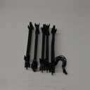 Skirt HangersPants Hangers with Clips360  Swivel Hooks Space Saving Hangers for Pants, Skirts, Clothes, Jeans (10Pack, Black)