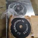 Fitvids 2" Olympic Bumper Weight Plates Set for Barbell – 15 LB – Colored
