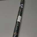 Abyssaly Dark Green Floral Peel and Stick Wallpaper, 17.3" x 118" Vintage Leaf Flower Stick on Wallpaper Contact Paper, Thicken Vinyl Self Adhesive Wall Paper for Bedroom Bathroom Cabinets DIY Decor (Green Gold White)