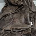 Leather Look Couch Cushion Covers Sofa Seat Slipcovers Sets Couches Furniture Protector for Sectional Armchair Loveseat Pets Kids Stretch Spandex Fabric(3 Cushion Sofa, Brown)