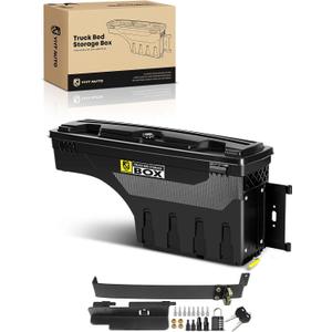 YHTAUTO Passenger Side Truck Bed Storage Tool Box for Chevy, GMC
Compatible with Silverado & Sierra 1500/2500/3500 & HD 1999-2007 (Fit 2007 Classic) | Lockable Lid, Swing Waterproof, w/ Lock
