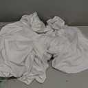 White Spandex Table Skirt for Rectangle Tables (4Ft) | 1-Pack Stretch Pleated Tablecloth for 48" L x 24" W x 30" H Rectangular Tables | Suitable for Banquets, Trade Shows, Birthday