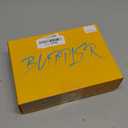 Ombre Blonde Wig 26 Inch Curtain Bangs Wigs for Women Long Wavy Layered Synthetic Wig Pre Cut Lace Glueless Wear and Go Natural Hair Wigs for Daily Party/Halloween Use 26Inch