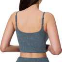 Women's Sweetheart V Neck Tank Top Adjustable Straps Workout Yoga Tops Going Out Basic Casual Crop Cami Shirts (M)