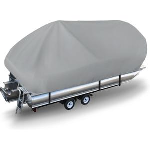 21-24FT Length 102'' Beam Width Boat Cover Replacement for Trailerable Pontoon Boat
