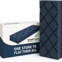 Sharp Pebble Large Flattening Stone- Dual Grit Coarse/Fine Sharpening Stones Flattener- Diamond Grooves Whetstone Fixer-Re Level Any Whetstones & Waterstones