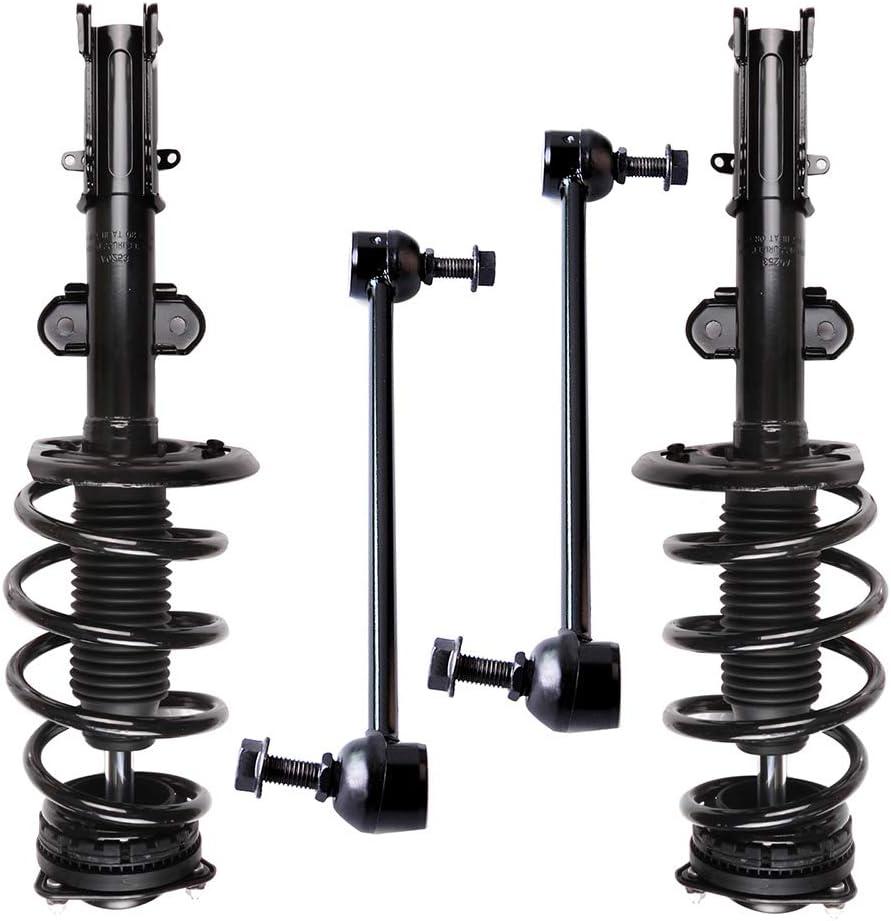 SCITOO - (4pcs) Front Strut Spring Assembly Stabilizer Bar Link Kit fit for 2008-2016 for Chrysler Town & Country 2008-2018 for Dodge Grand Caravan
