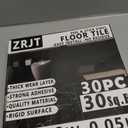 40-Pack Peel and Stick Tile Vinyl Floor Glossy 12x 12 inch, Waterproof Stick on Tiles for Bathroom, Kitchen, Dining Room, Cover 40 Sq. Ft, Light Grey&White Marble (20 per Color)