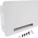 in Wall Cable Management Kit 9" in-Wall TV Media Box Recessed TV Outlet & Network Enclosure - Replacement for Working with Roku, Apple TV, Fire TV Stick