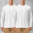 Roadbox Mens UPF 50+ UV Sun Protection Shirts Outdoor Long Sleeve SPF Rash Guard for Fishing Hiking Swimming Running, Size US M